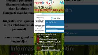 AKUN TURNITIN CEK PLAGIASI GRATIS  NO RESPOSITORY  Class ID dan Enrollment Key FREE turnitin [upl. by Ardehs106]