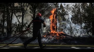 Gironde  lincendie de Saumos désormais fixé [upl. by Justinian]