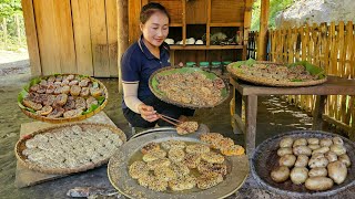 Potato Cake  How To Make Perfectly Crispy Loaded Potato Cakes  Ly Thi Tam [upl. by Anihsak]