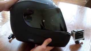 Mounting a GoPro to Motorcycle Helmet  Part 1 [upl. by Yerbua524]