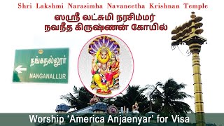 America Anjaneyar  Shri Lakshmi Narasimha Navaneetha Krishnan Temple  Temples of Nanganallur [upl. by Cassius]