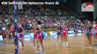 NSWSwiftsTV Swifts v Vixens Summer Shootout Highlights [upl. by Knuth]