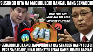 NAPIKON RAFFY TULFO binasag si SENADOR LITO LAPID GINISA sa SARILING AGENDA sa SENADO KULONG SYA😱 [upl. by Cave310]