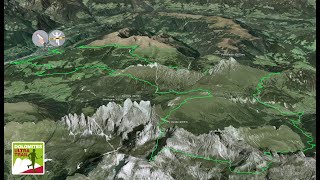 Dolomites Ultra Trail  3D Video [upl. by Elatia470]