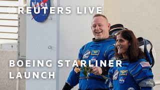 LIVE Boeing launches its first ever crew of humans into space [upl. by Assiran952]