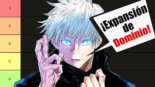 Ranking COMPLETO de las 15 Expansiones de Dominio en Jujutsu Kaisen [upl. by Mcfarland381]