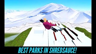 The BEST PARKS In SHREDSAUCE   Featuring Shredsauce Community Park [upl. by Ahsienom]