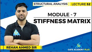 Lecture 52  Module 7  Stiffness Matrix  Structural Analysis [upl. by Medor404]