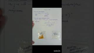 Sequential Chemical Analysis  Test of Acetone  24 dinitrophenylhydrazone amp Semicarbazone [upl. by Eveivenej341]