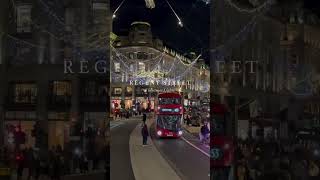 Stunning Regent Street Christmas Lights 2024 Festive Wonder Awaits christmas music viralvideo [upl. by Yrtneg]