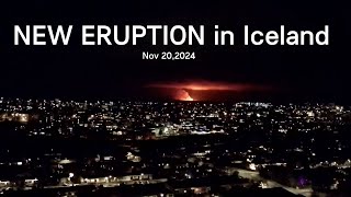 Eruption and Evacuation in Iceland Nov 20 2024 [upl. by Kilah]