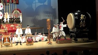 第５７回戸畑祇園はやし研究競演会 小若山笠の 大太鼓 リレ－ 戸畑祇園大山笠 [upl. by Emelda]