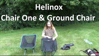 Helinox Chair One amp Ground Chair Review [upl. by Ataga]