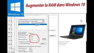 Windows 10  Ajouter la RAM  sans logiciel ni application et augmenter les performances du PC [upl. by Ecyrb]