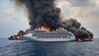 1 Minute Ago Just arrived in the Black Sea Russias largest cruise ship was blown up by Ukraine [upl. by Travers]