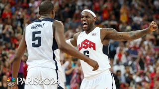 LeBron James US stars hope to grow Olympic legacy in Paris  NBC Sports [upl. by Pedaias]