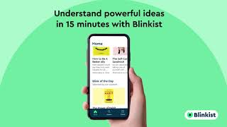 Blinkist  Powerful Ideas in 15 min  Product Explainer [upl. by Hoopes]