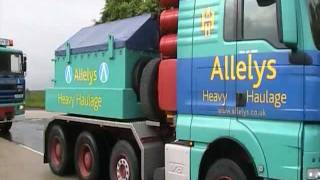 Allelys Heavy Haulage Transformer move part 9 [upl. by Meeka]