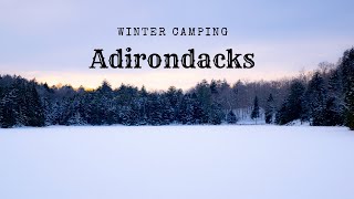 Winter Camping In The Adirondacks [upl. by Asserat390]