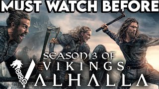 VIKINGS VALHALLA Season 1 amp 2 Recap  Must Watch Before Season 3  Series Explained [upl. by Ramyar941]