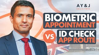 Biometric Appointment Versus ID Check App Route  How To Collect BRP Card In UK [upl. by Ainattirb]