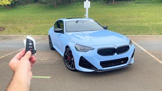 2025 BMW M240i sDrive Start Up Exhaust Test Drive2024 Walkaround POV and Review [upl. by Nigle]