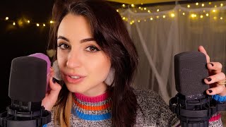 ASMR  Up Close Cozy amp Safe Affirmations  Ear to Ear Whispering amp Brushing [upl. by Munshi]