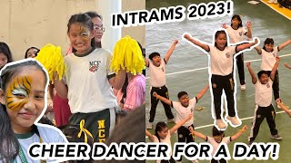 CHLOE BECAME CHEER DANCER FOR A DAY 💃INTRAMS 2023  Grae and Chloe [upl. by Karol]