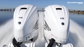 Volume UP Sportsman Boats Open 312 twin Yamaha 425s [upl. by Enriqueta]