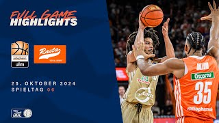 ratiopharm ulm vs RASTA Vechta  Full Game Highlights  Spieltag 06  Saison 202425 [upl. by Ignace624]