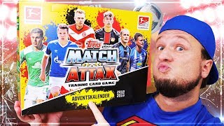 Match Attax ADVENTSKALENDER 201819 Unboxing [upl. by Asir359]