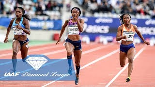 The 13 Fastest Ever Women to Run a Diamond League 100m  IAAF Diamond League [upl. by Kcaz]