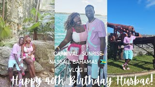 CARNIVAL SUNRISE VLOG II  Nassau Bahamas  Semi Submarine  Queens Staircase  Fort Fincastle [upl. by Arahas]