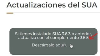 TUTORIAL Actualización SUA 365 julio 2024 fácil y rápido▶️😎 [upl. by Airemaj]