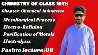 ElectroRefiningPurification of MetalsElectrolysis ProcessElectrical Methods pashtolecture [upl. by Eneri236]