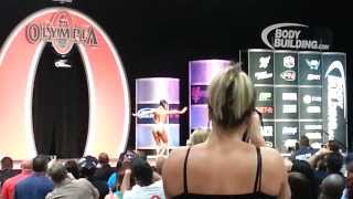 Dana Linn Bailey Intro Posing at the 2013 Olympia [upl. by Kallista]