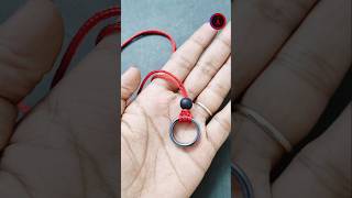 Ring necklace adjustable simple diy youtubeshorts shorts athiscraftycoop [upl. by Minerva]