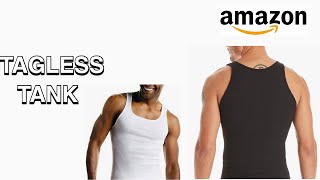 THE BEST HANES TAGLESS TANK TOPS FOR MEN  AMAZON FINDS [upl. by Rubia494]