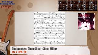 🎸 Chattanooga Choo Choo  Glenn Miller Guitar Backing Track with chords and lyrics [upl. by Roter543]