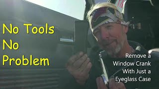 OBS Chevy Ford Dodge Window Crank Removal Hack [upl. by Nabalas]