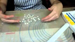 How to make poker chips with Fondant by Vancouver Cake Designer [upl. by Anavlys]