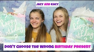 Dont Open the Wrong Birthday Present  Jacy and Kacy [upl. by Yelhak]