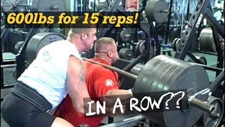 600lbs for 15 reps [upl. by Andromeda]