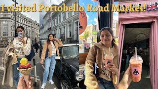 Portobello Road Market amp Notting Hill📍exploring portobelloroadmarket nottinghill youtube vlog [upl. by Kurman692]