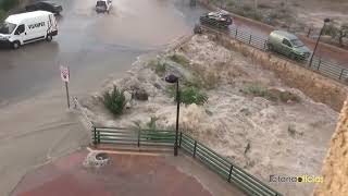 Así baja una de las Ramblas de Totana tras las últimas lluvias  12 Junio 2024 [upl. by Adler493]