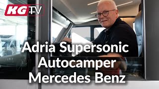 Adria Supersonic Mercedes Benz Autocamper [upl. by Adnouqal787]