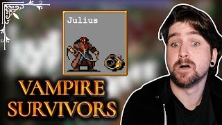 Reaching the end of Draculas Castle as Julius  Vampire Survivors PS5 [upl. by Ayvid]