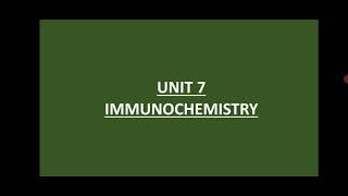 IMMUNOCHEMISTRY [upl. by Adolpho]