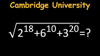 Cambridge University Admission Simplification Question [upl. by Helaina]