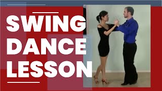 Swing dancing lessons  3 technique tips for East Coast Swing basics [upl. by Shedd]